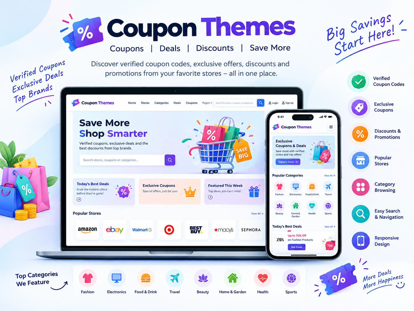 Coupon Themes – Coupons & Deals Platform
